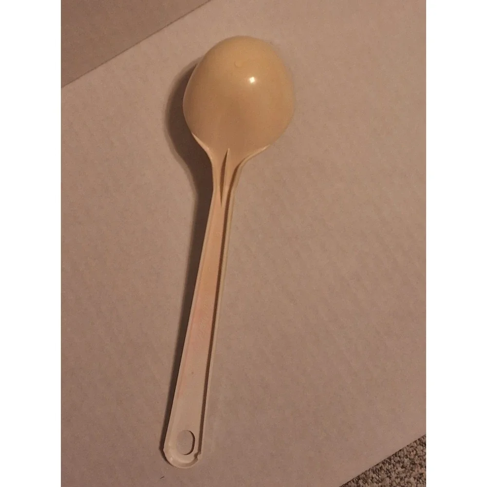 Vintage Tailor Made White Nylon‎ Ladle Soup Spoon